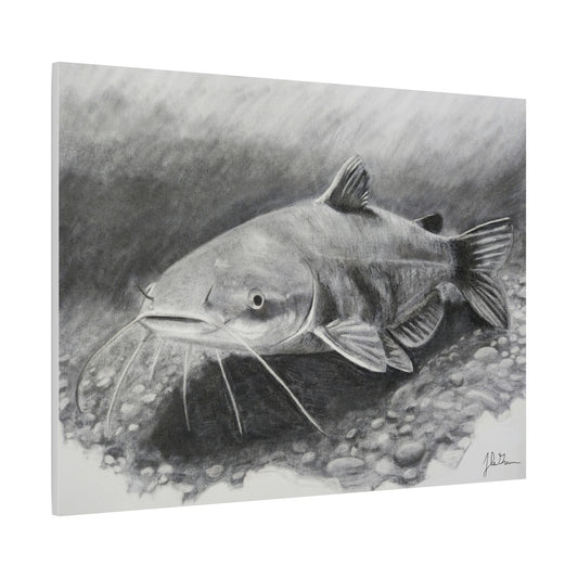 "Catfish" Stretched Canvas Print