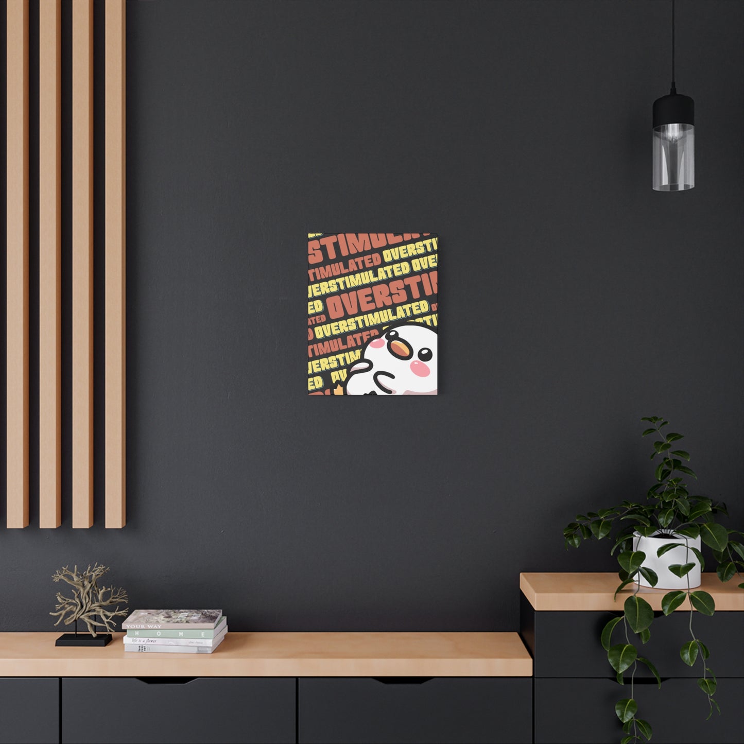 "Overstimulated" Canvas Wall Art