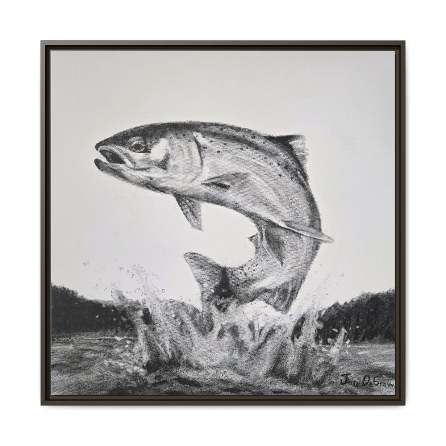 "Flying Rainbow" Framed Canvas