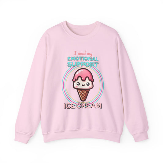"Emotional Support Ice Cream" Sweatshirt