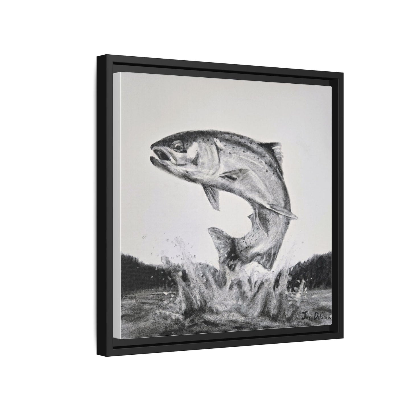"Flying Rainbow" Framed Canvas