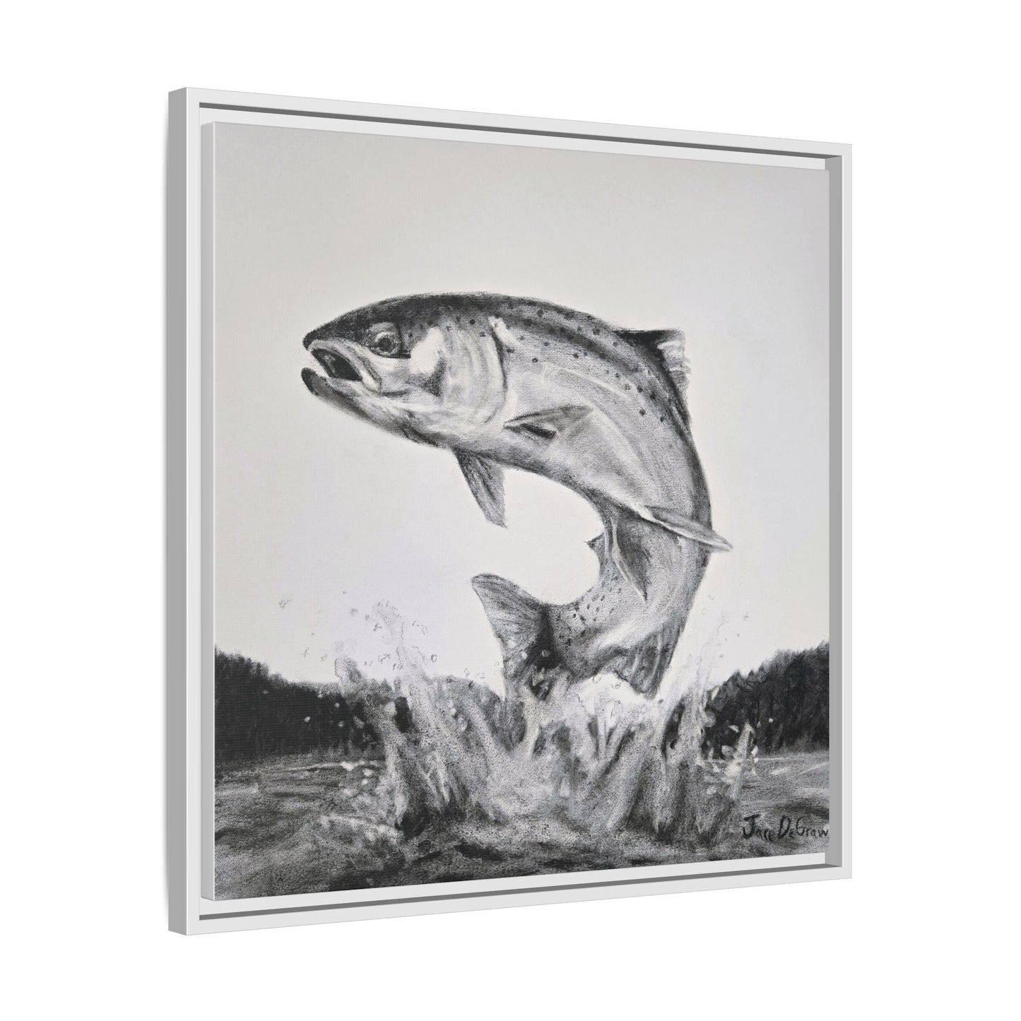 "Flying Rainbow" Framed Canvas