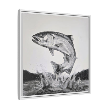 "Flying Rainbow" Framed Canvas
