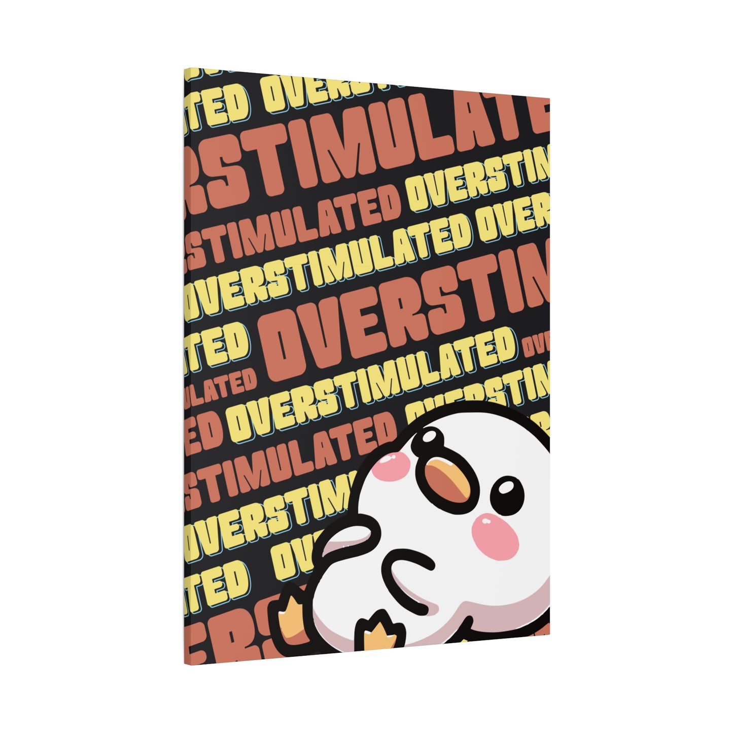 "Overstimulated" Canvas Wall Art