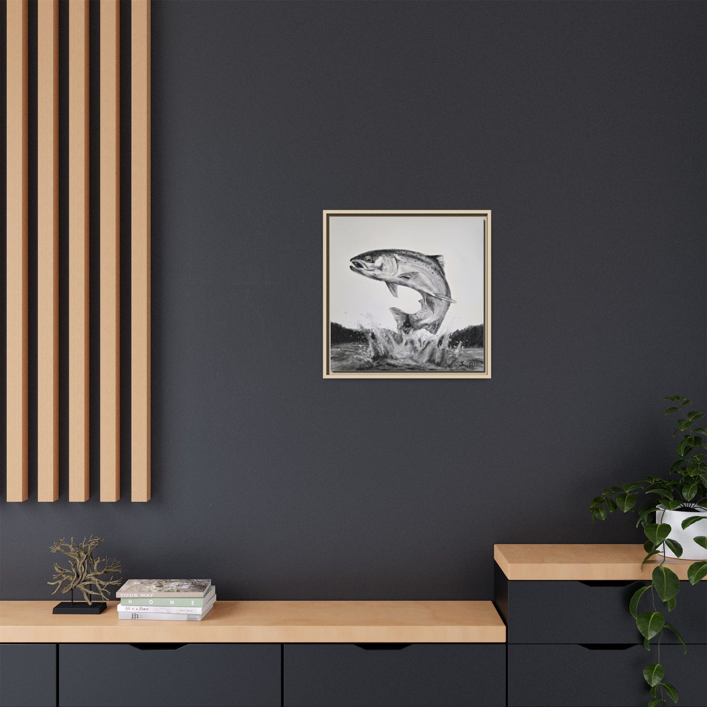 "Flying Rainbow" Framed Canvas