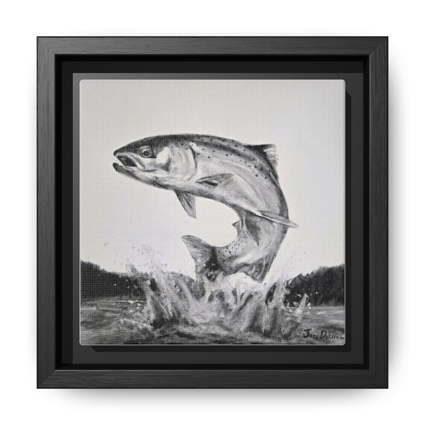 "Flying Rainbow" Framed Canvas