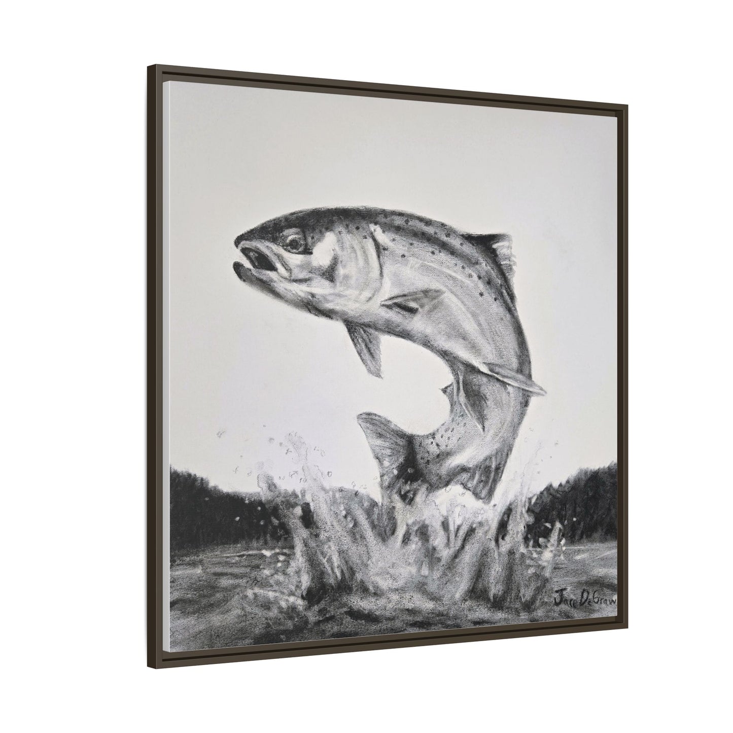 "Flying Rainbow" Framed Canvas