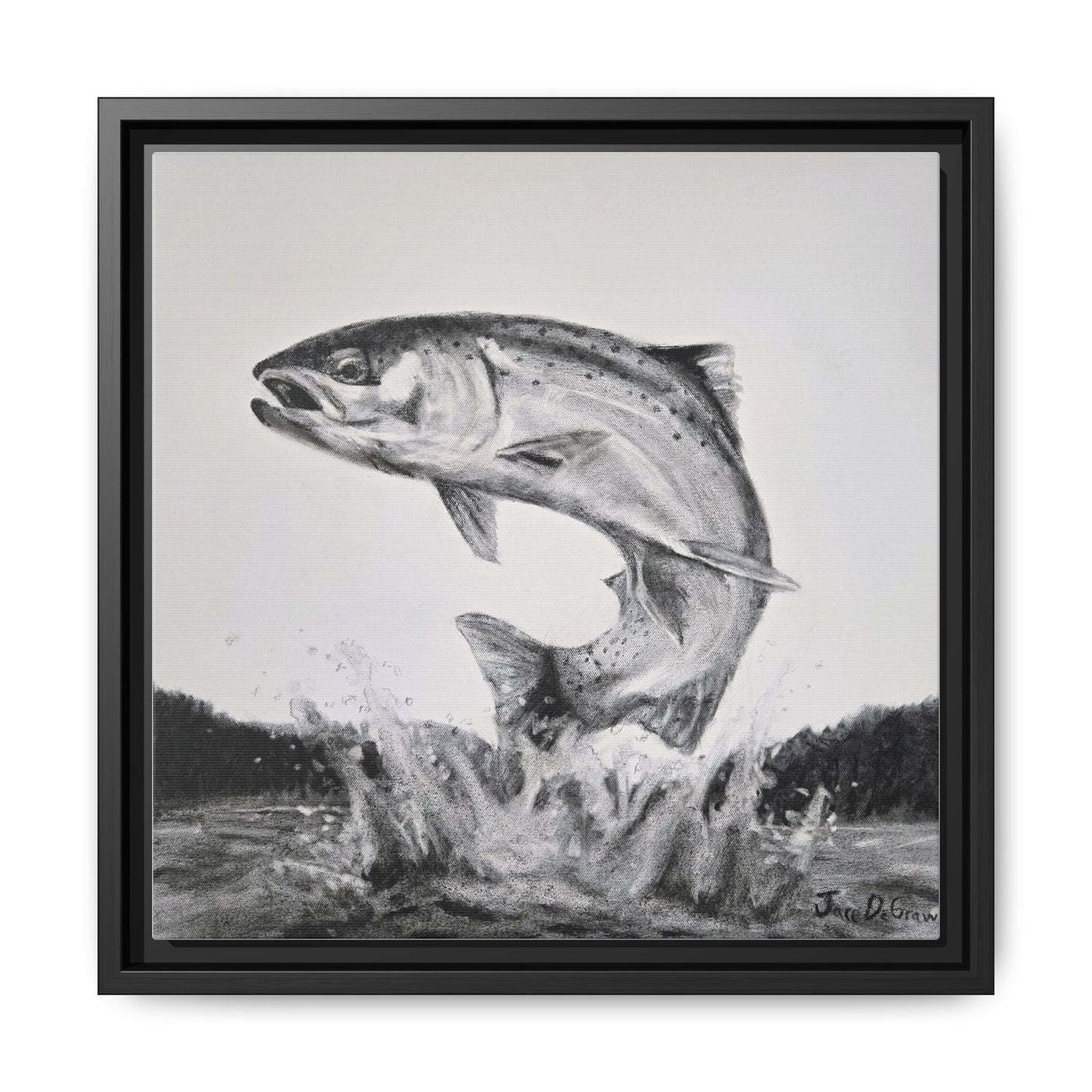 "Flying Rainbow" Framed Canvas