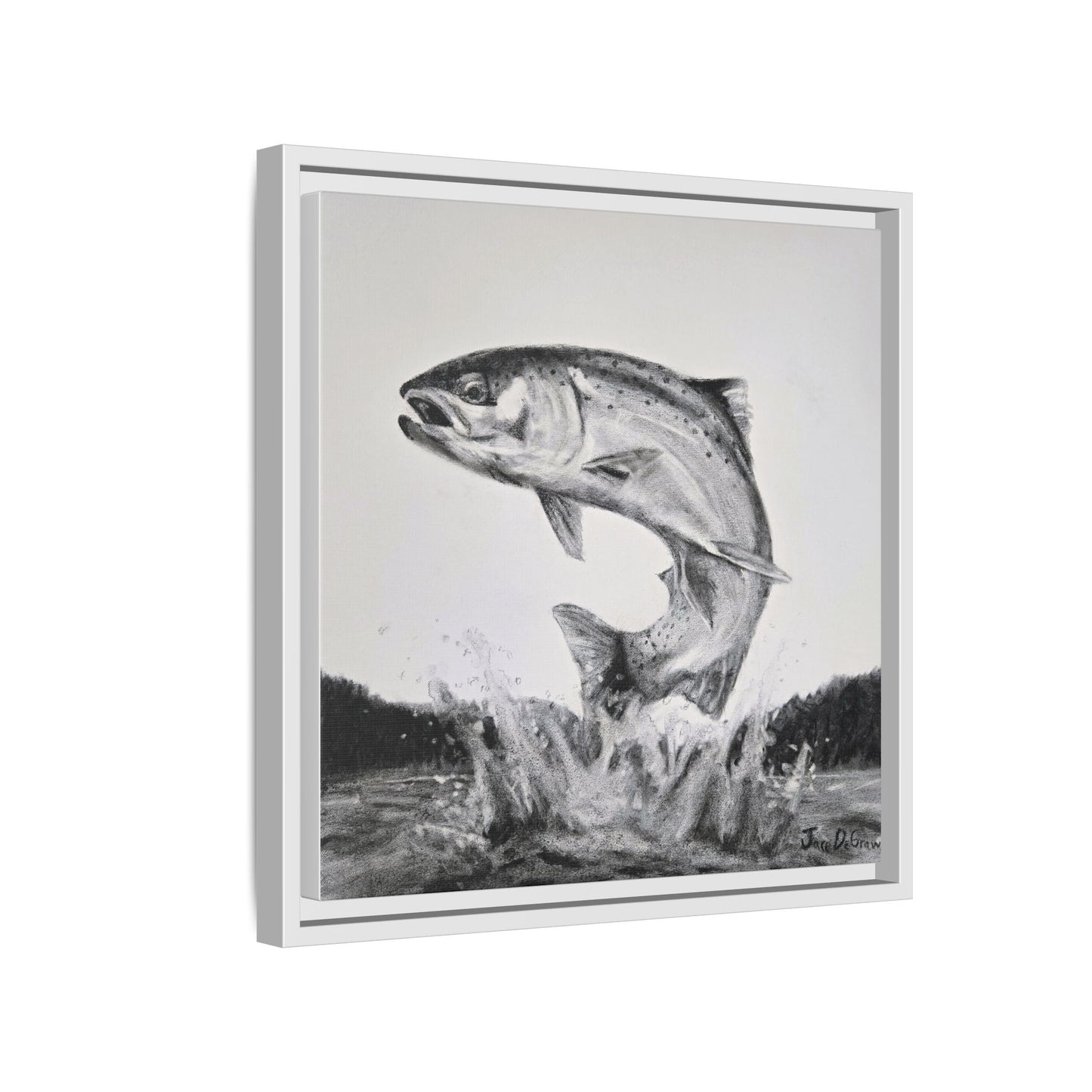 "Flying Rainbow" Framed Canvas
