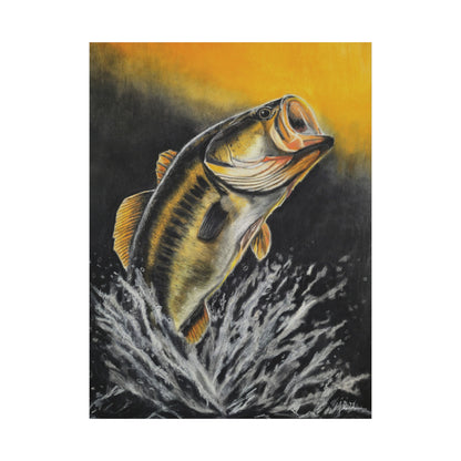"Golden Rise" Stretched Canvas Print