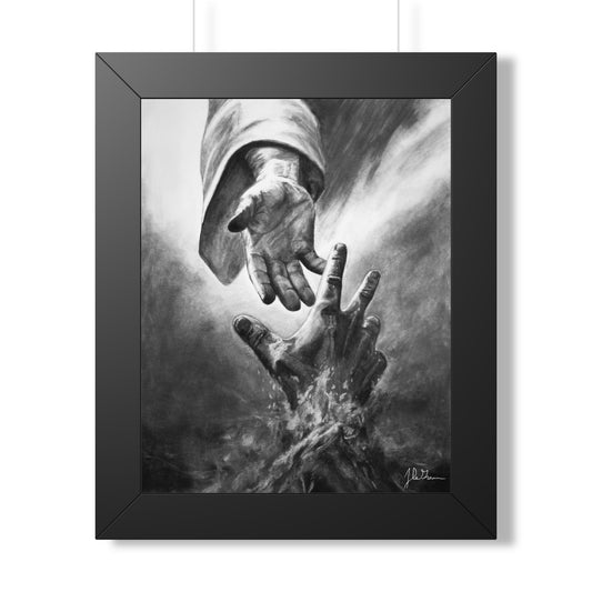 "The Rock of Our Redeemer" Framed Paper Print