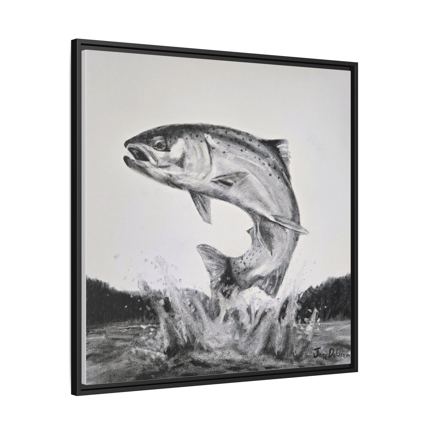 "Flying Rainbow" Framed Canvas
