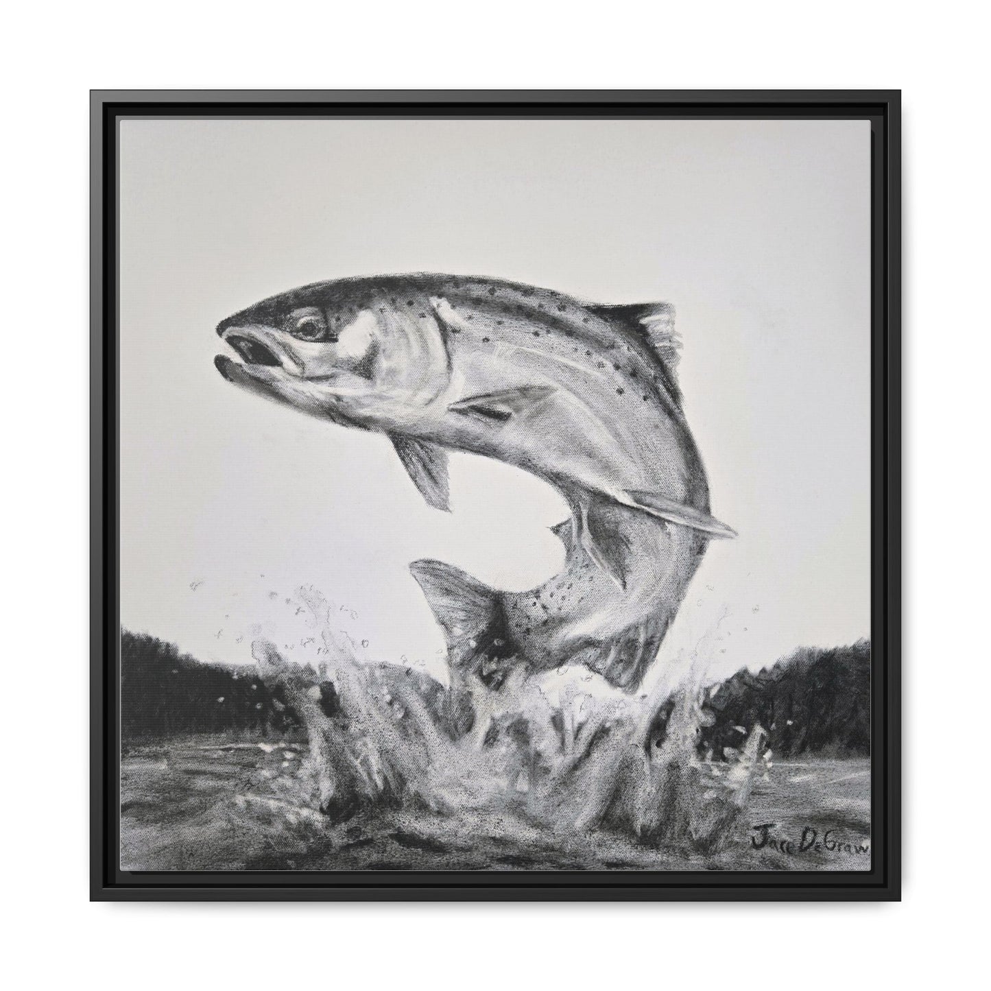 "Flying Rainbow" Framed Canvas
