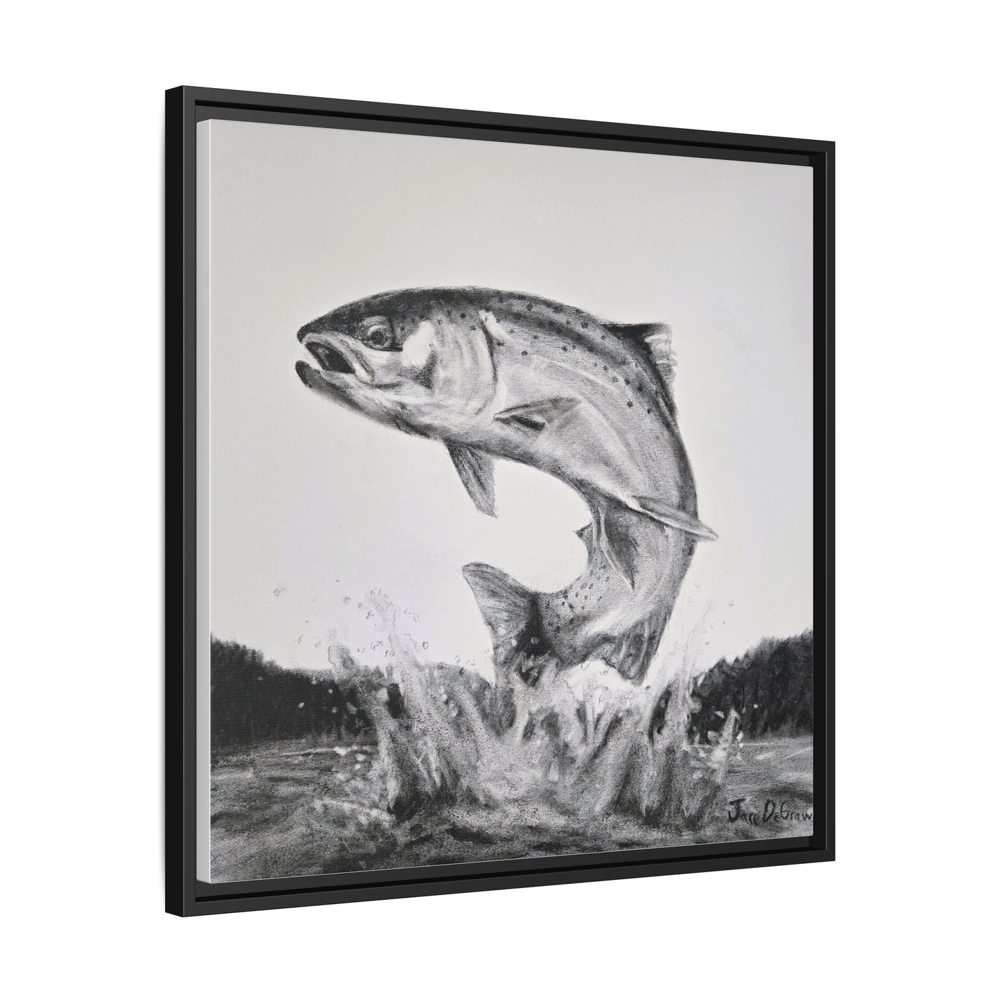 "Flying Rainbow" Framed Canvas