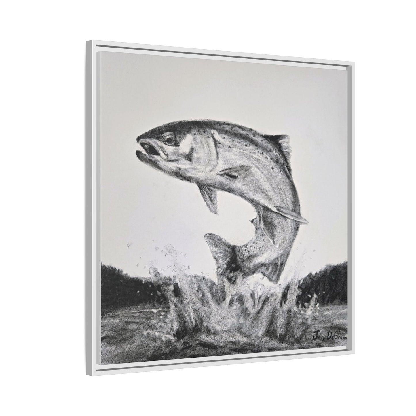 "Flying Rainbow" Framed Canvas