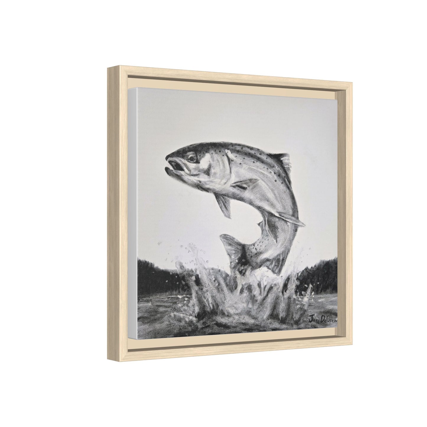 "Flying Rainbow" Framed Canvas