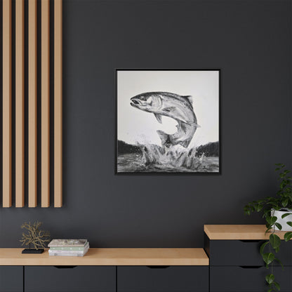 "Flying Rainbow" Framed Canvas