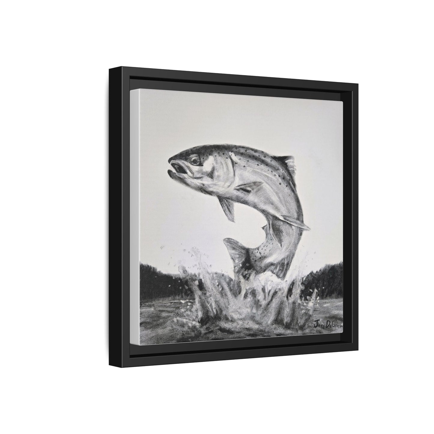"Flying Rainbow" Framed Canvas