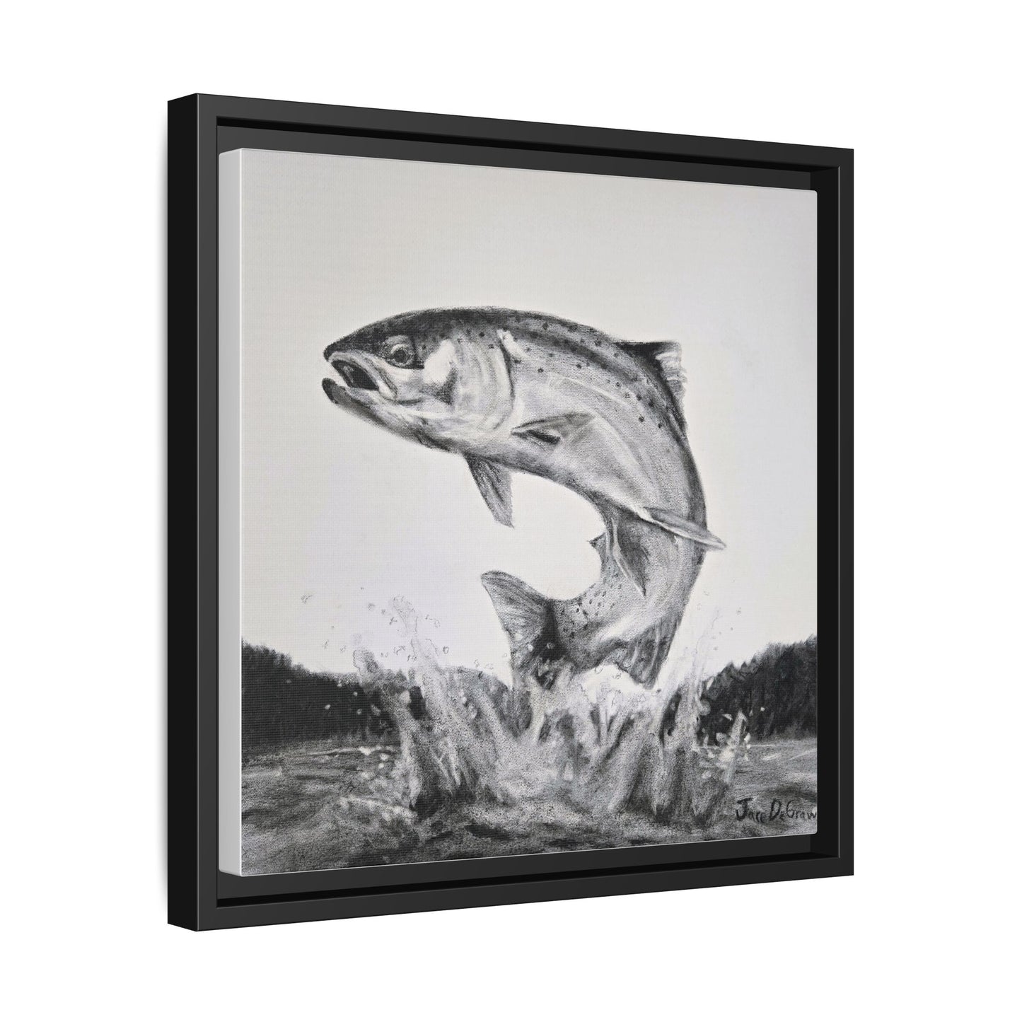 "Flying Rainbow" Framed Canvas