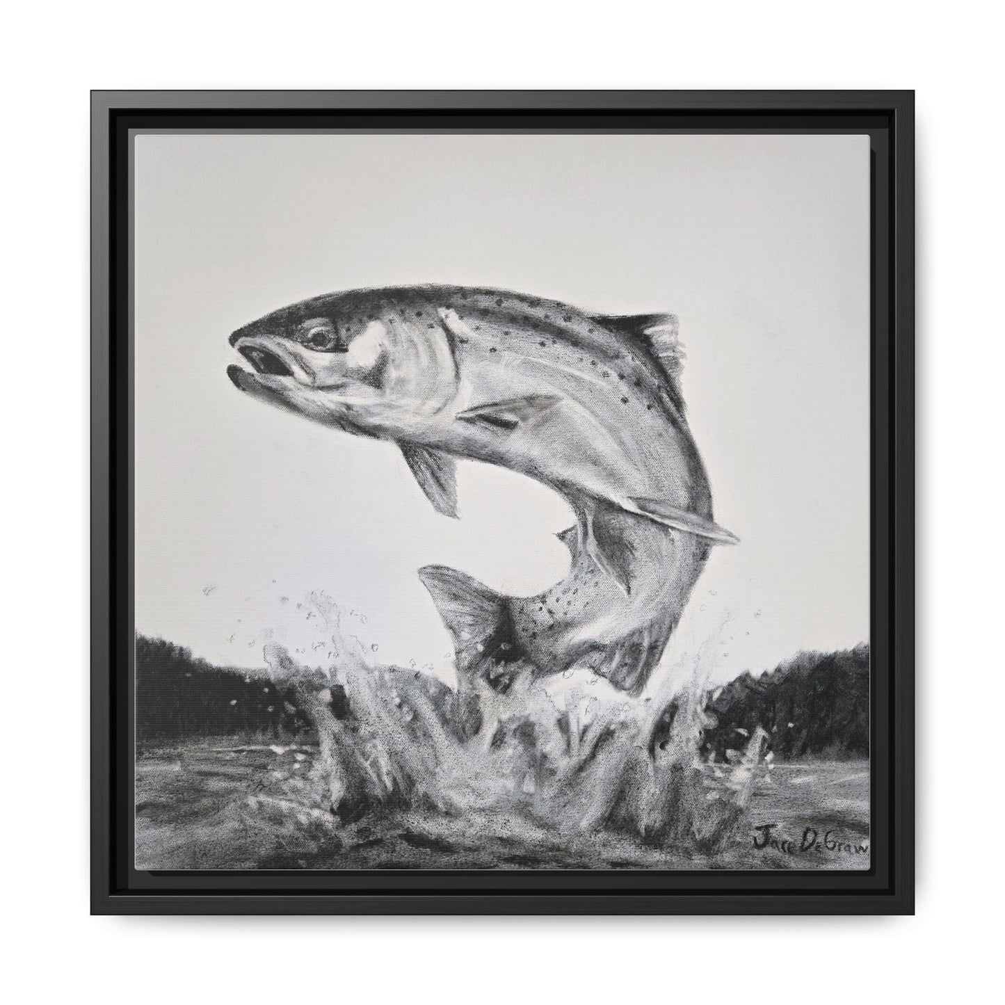 "Flying Rainbow" Framed Canvas