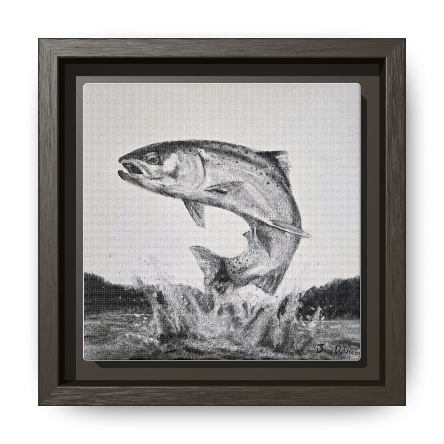 "Flying Rainbow" Framed Canvas