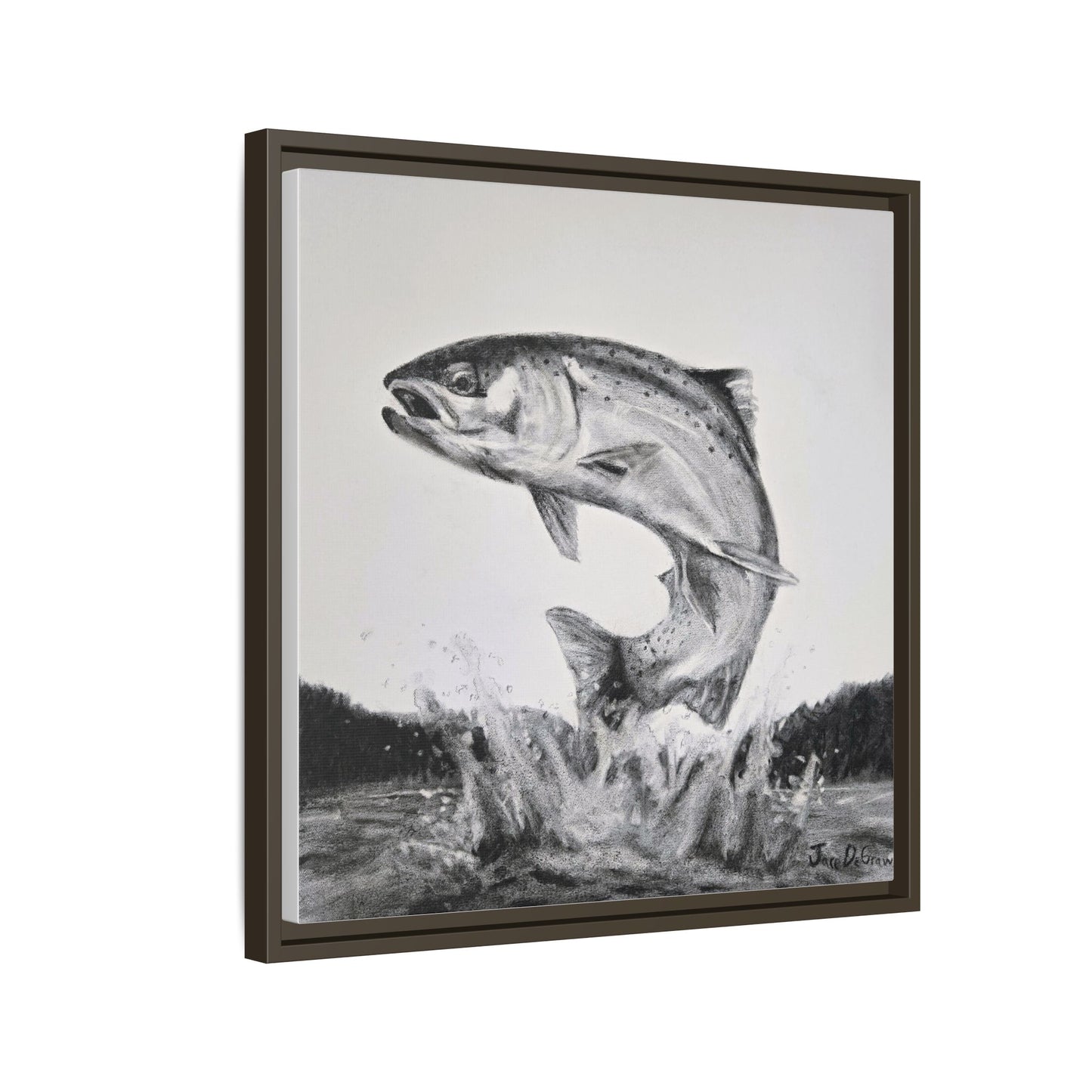 "Flying Rainbow" Framed Canvas