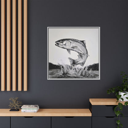 "Flying Rainbow" Framed Canvas