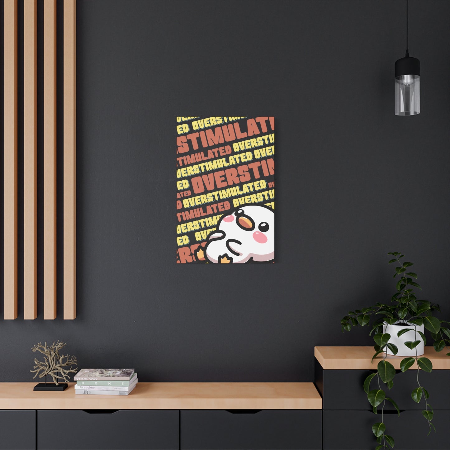 "Overstimulated" Canvas Wall Art