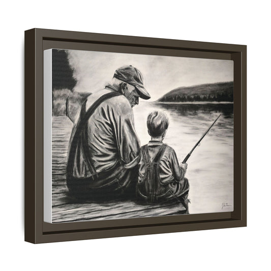 "Dock Buddy" Framed Canvas