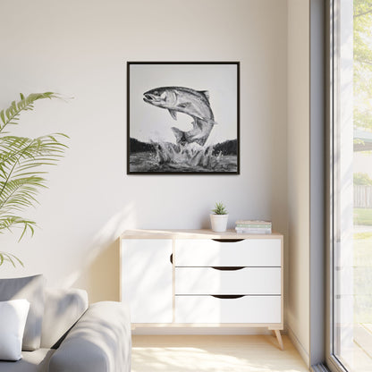 "Flying Rainbow" Framed Canvas