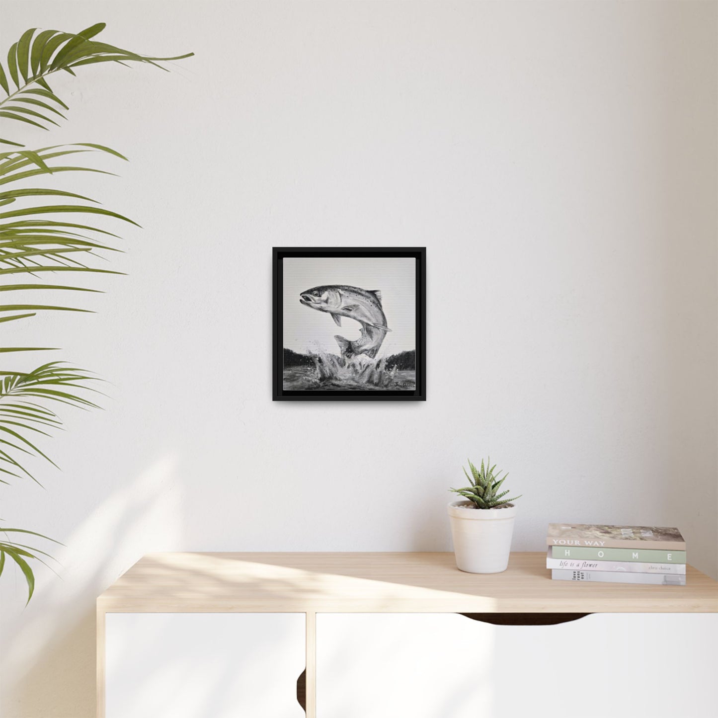 "Flying Rainbow" Framed Canvas