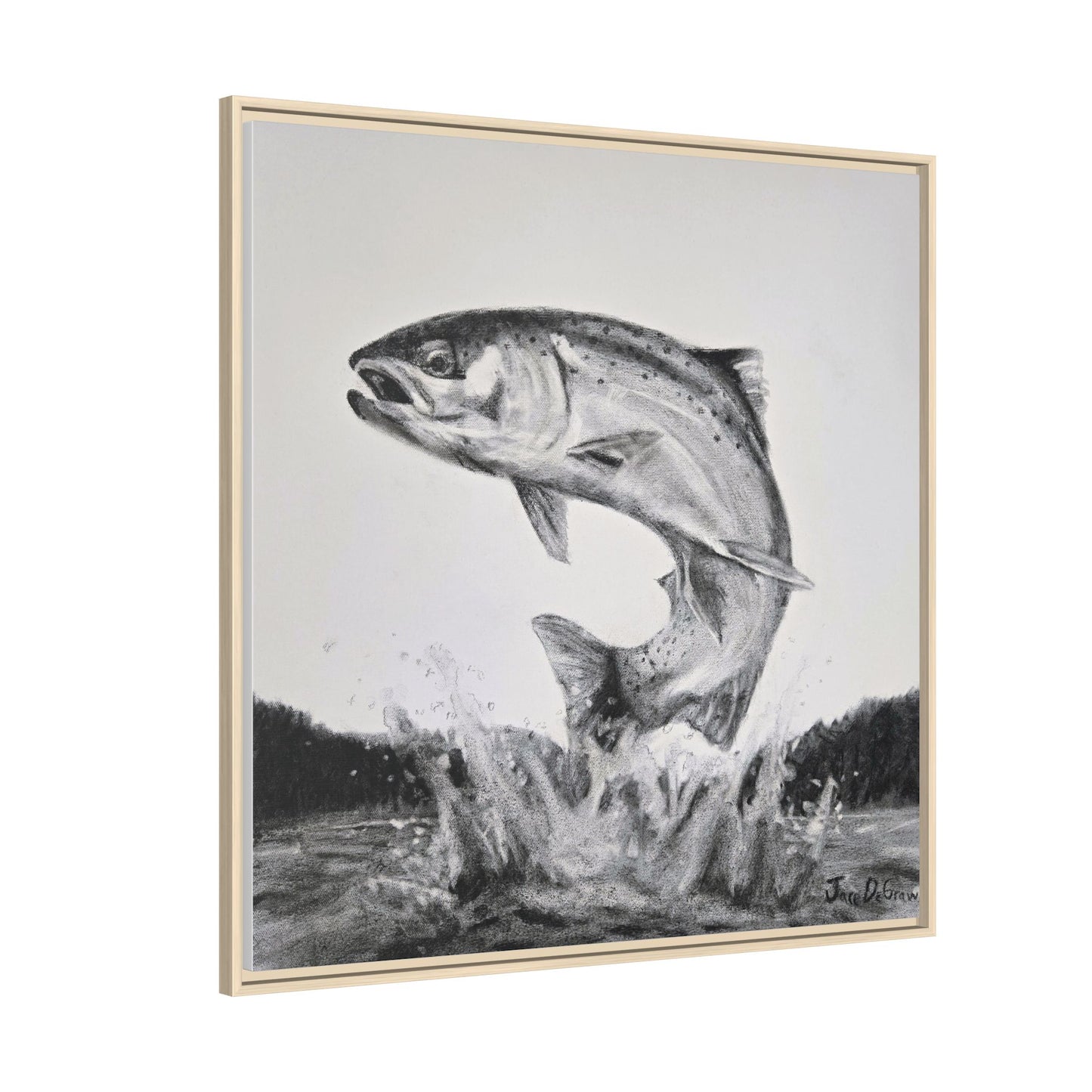 "Flying Rainbow" Framed Canvas