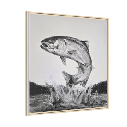 "Flying Rainbow" Framed Canvas