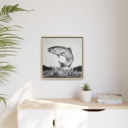 "Flying Rainbow" Framed Canvas