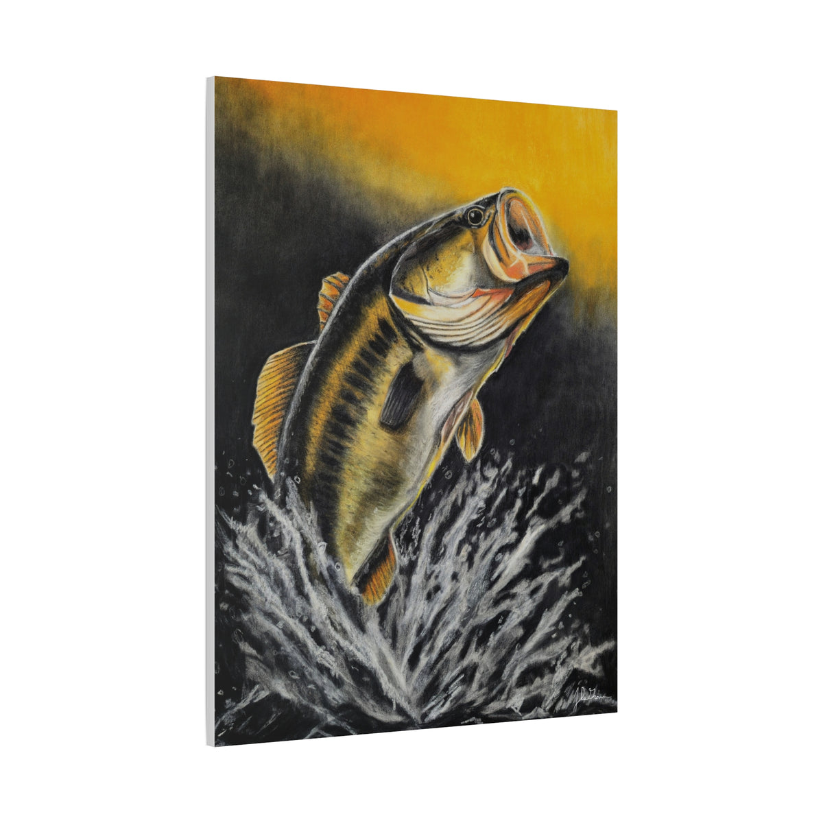 "Golden Rise" Stretched Canvas Print