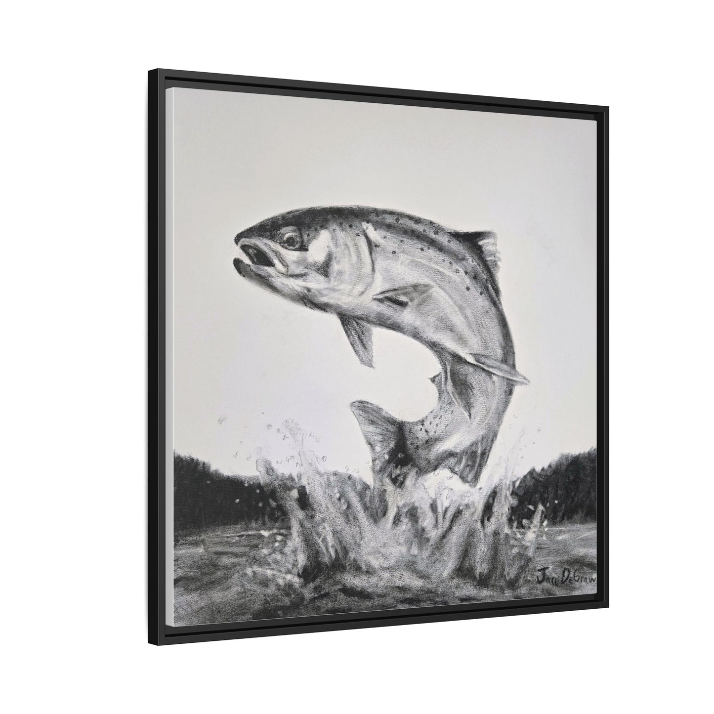 "Flying Rainbow" Framed Canvas