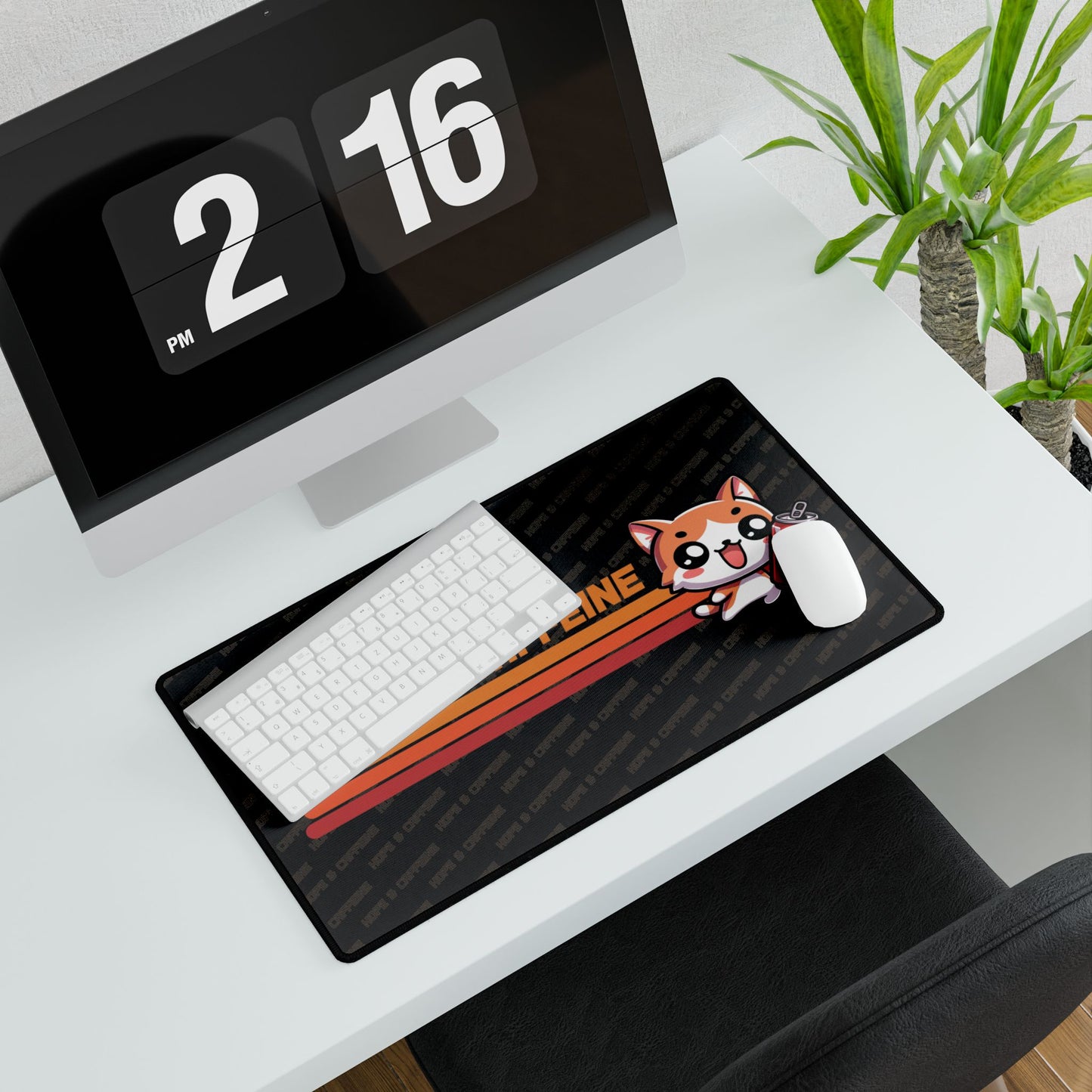 "Runnin' On" Desk Mat