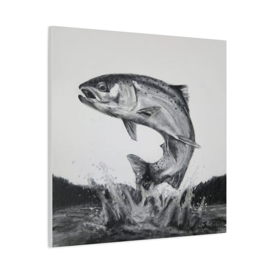 "Flying Rainbow" Stretched Canvas Print